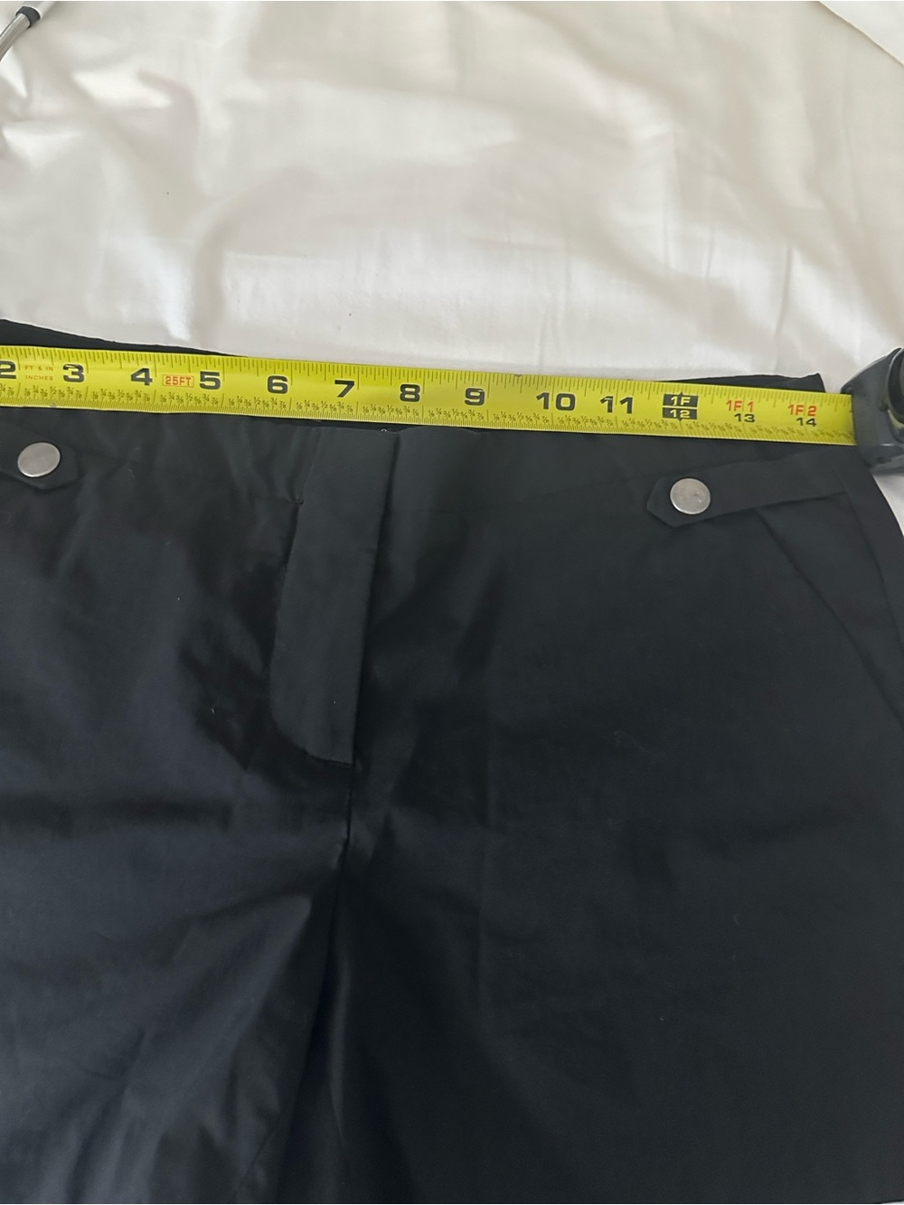 Theory Mid Rise Paper Weight Shorts - Picture 7 of 9